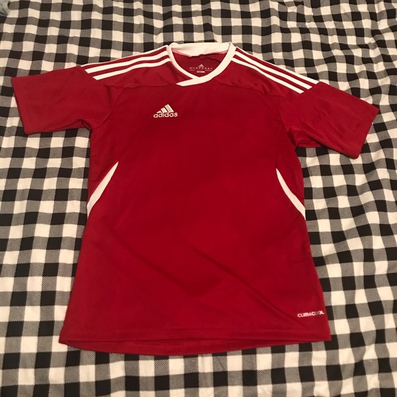 adidas Other - NWOT Adidas Red Jersey Short Sleeve Shirt